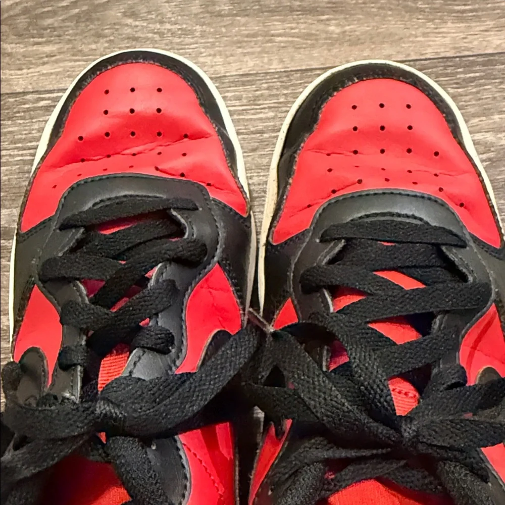 Nike Black and Red Athletic Shoes